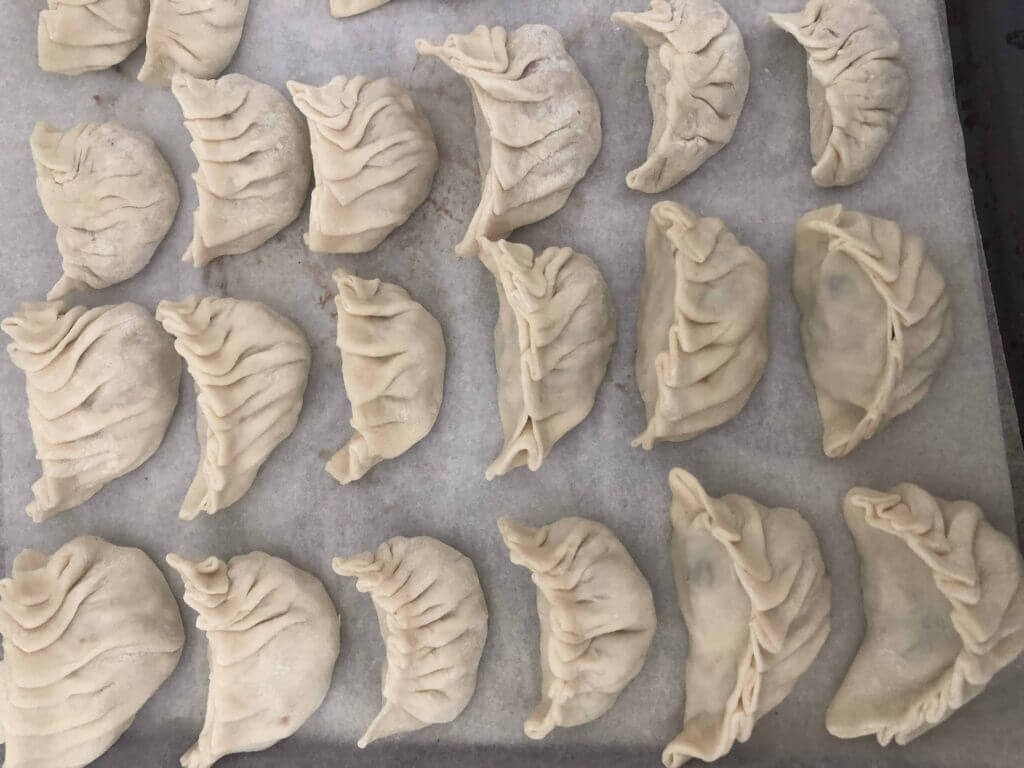 A lockdown can be a great time to do home-made dumplings!