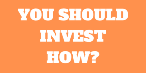 Why do we need to invest?