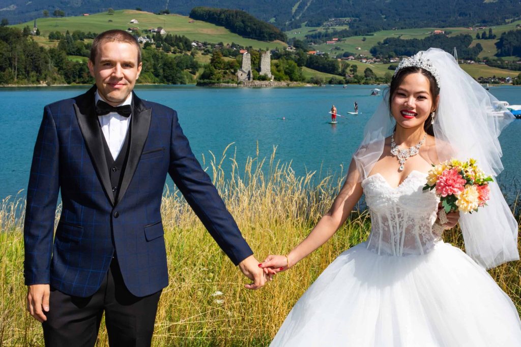 The Poor Swiss couple on Wedding day