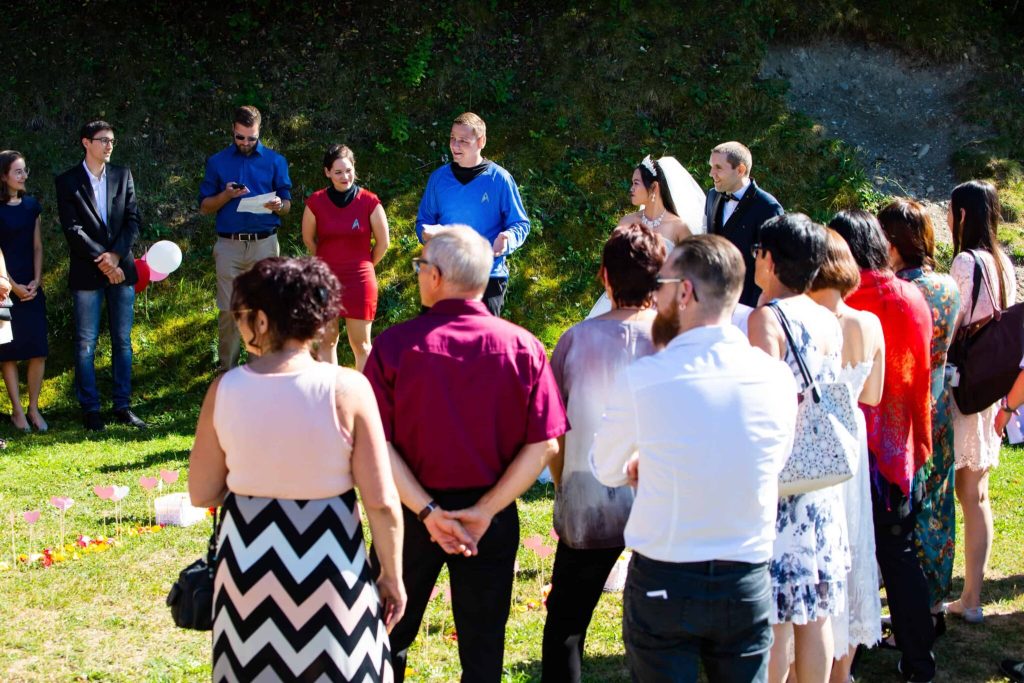 Our wedding ceremony