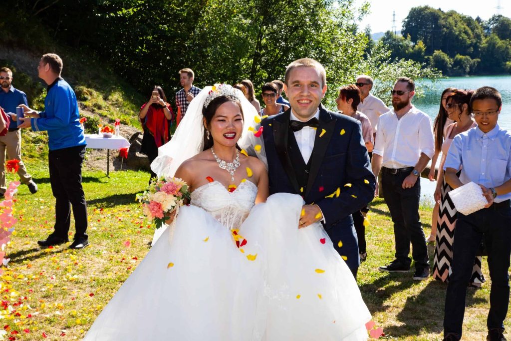 Walking back through the aisle