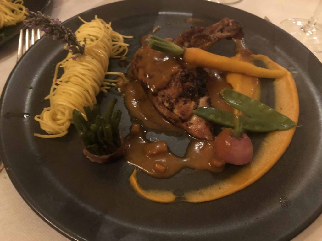 Our wedding dinner main dish