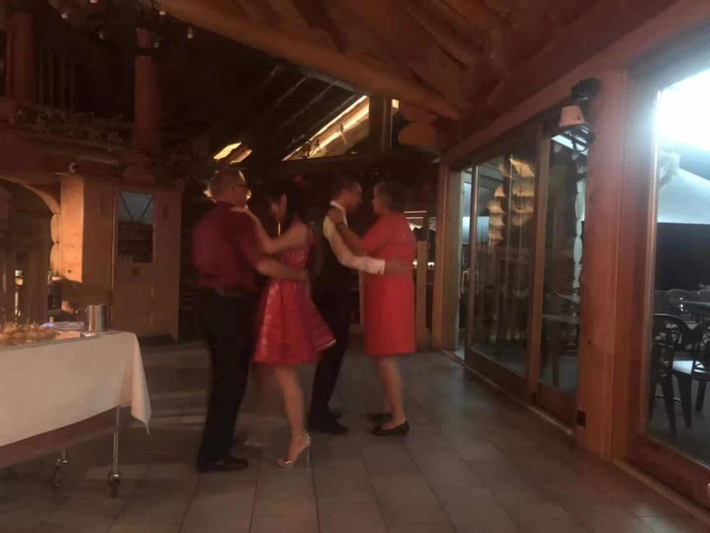 Dancing at our wedding