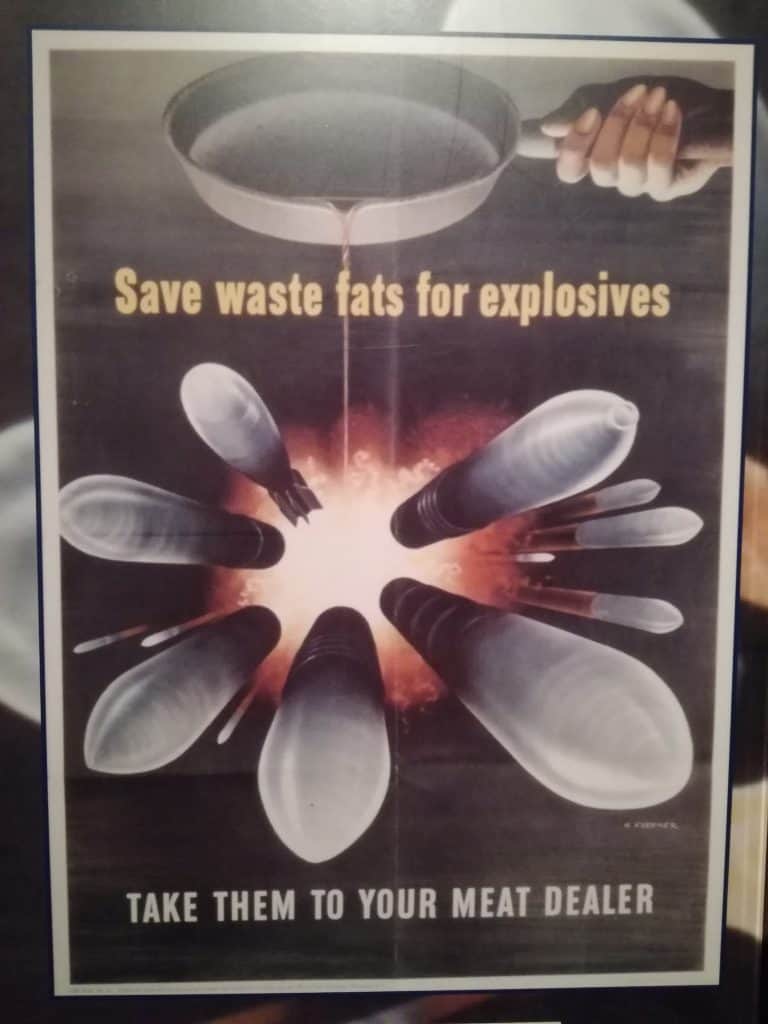 Advertisement to keep fat for the army