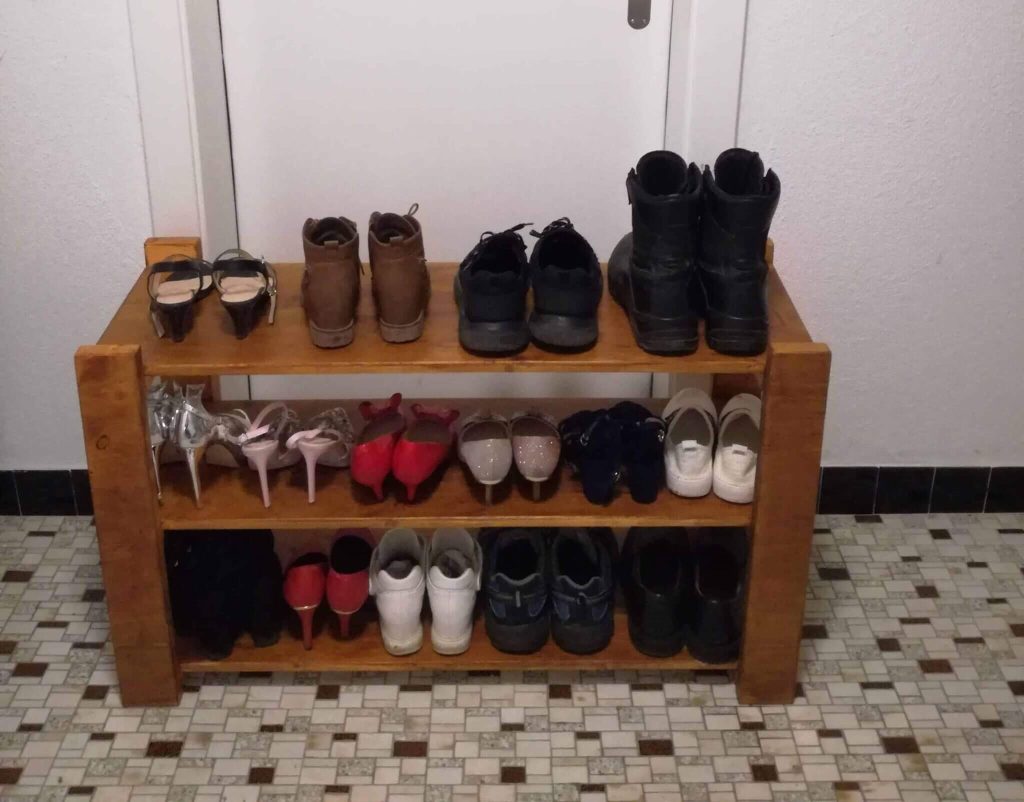 How To Build A Nice Diy Shoe Rack For 35 The Poor Swiss