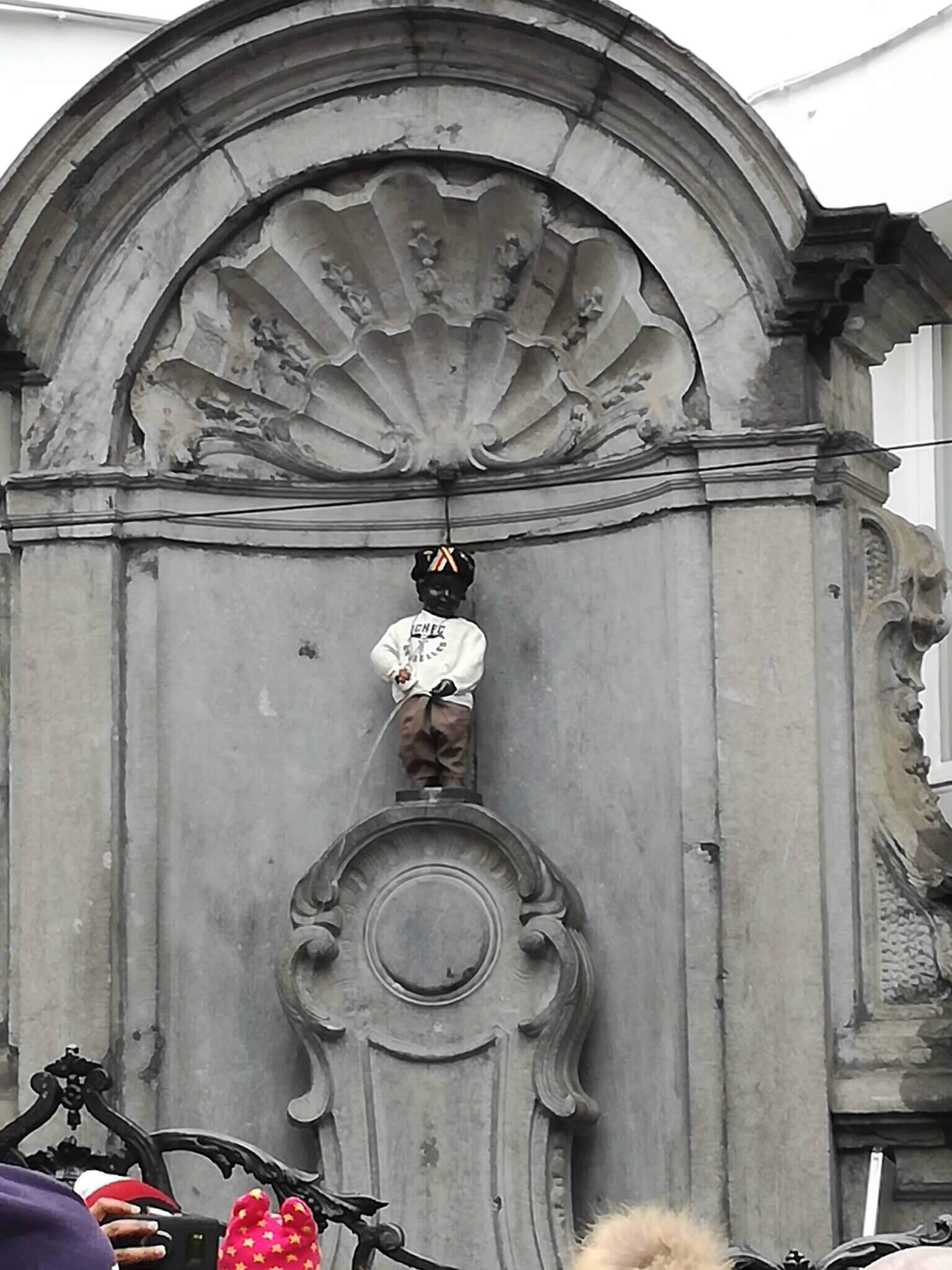 Manneken Pis, in Brussels