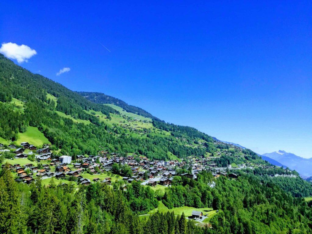 View of Champéry Village