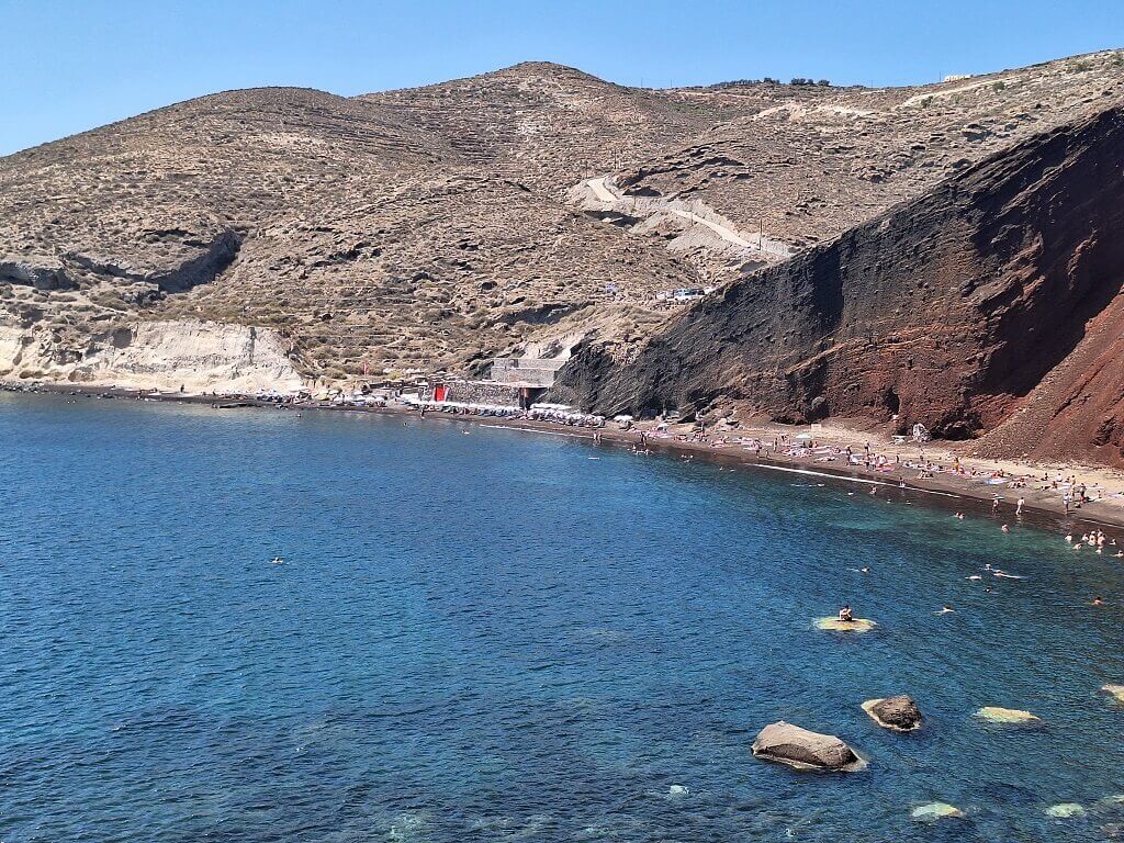 La plage rouge