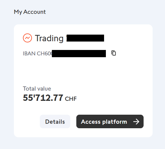 Accéder à la plateforme de trading sur Swissquote