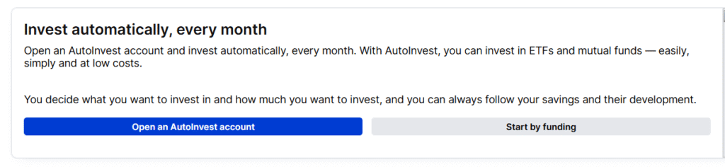Create your portfolio to automate your investments with Saxo
