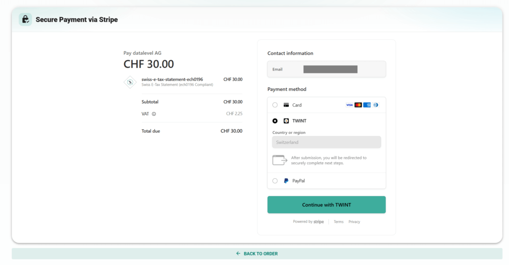 Bezahlen Sie Ihre E-Steuererklärungen